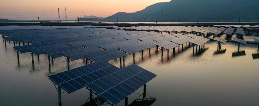 Picture of a solar energy plant